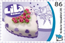 Kompaktbriefmarke - Lila Bäcker - 10er-Bogen