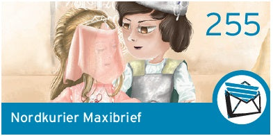 Maxibriefmarke - "Vier Briefmarken für Aschenbrödel", Brautpaar - Einzelmarke