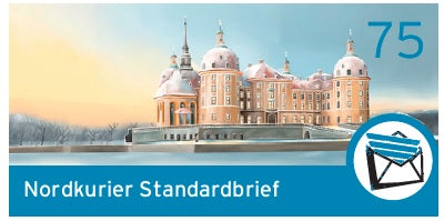 Standardbriefmarke - "Vier Briefmarken für Aschenbrödel", Moritzburg - Einzelmarke