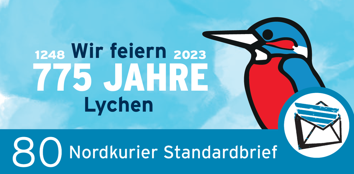 Standardbriefmarke - 775 Jahre Lychen - 10er-Bogen
