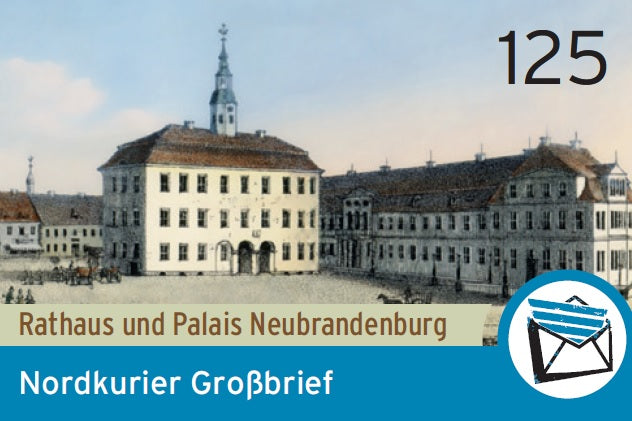 Großbriefmarke - Residenzen in Mecklenburg-Strelitz - 10er-Bogen