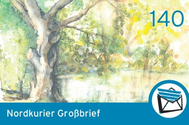 Großbriefmarke - Aquarelle - 10er-Bogen