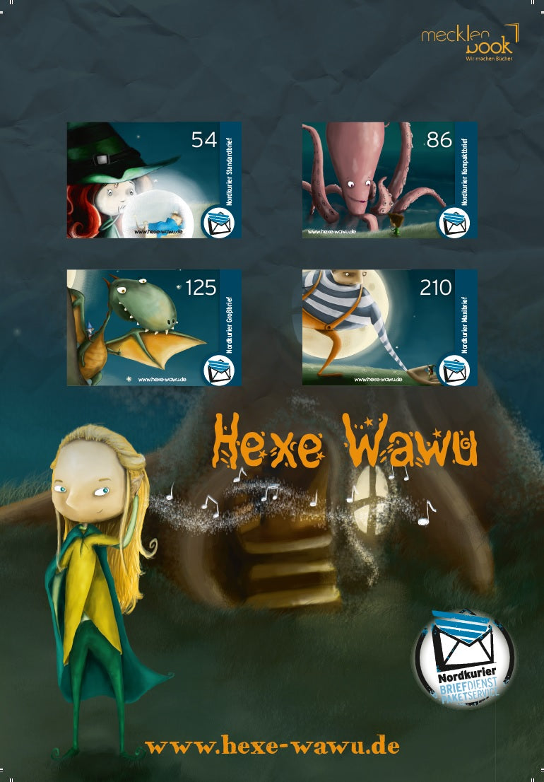 Markenserie - Hexe Wawu - Schmuckbogen