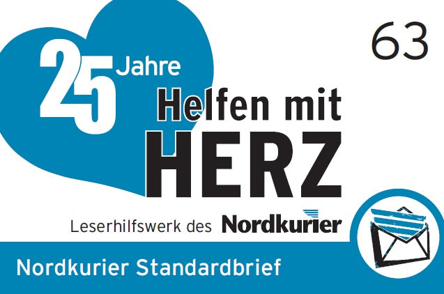 Standardbriefmarke - 25 Jahre Leserhilfswerk - Einzelmarke