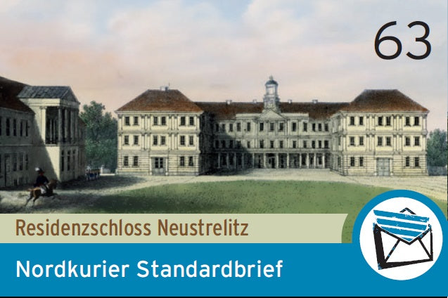 Standardbriefmarke - Residenzen in Mecklenburg-Strelitz - 10er-Bogen