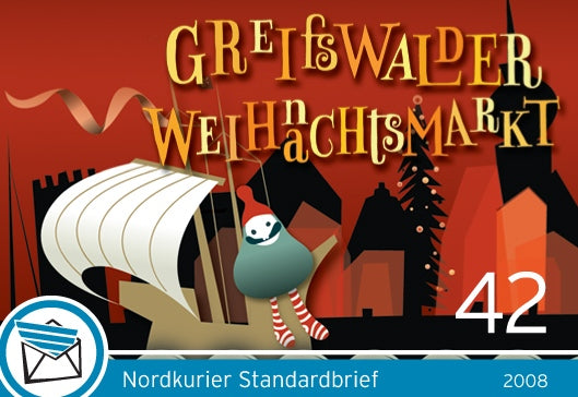 Standardbriefmarke - Greifswalder Weihnachtsmarkt - Einzelmarke