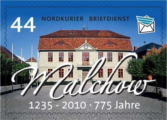 Standardbriefmarke - 775 Jahre Malchow - 10er-Bogen