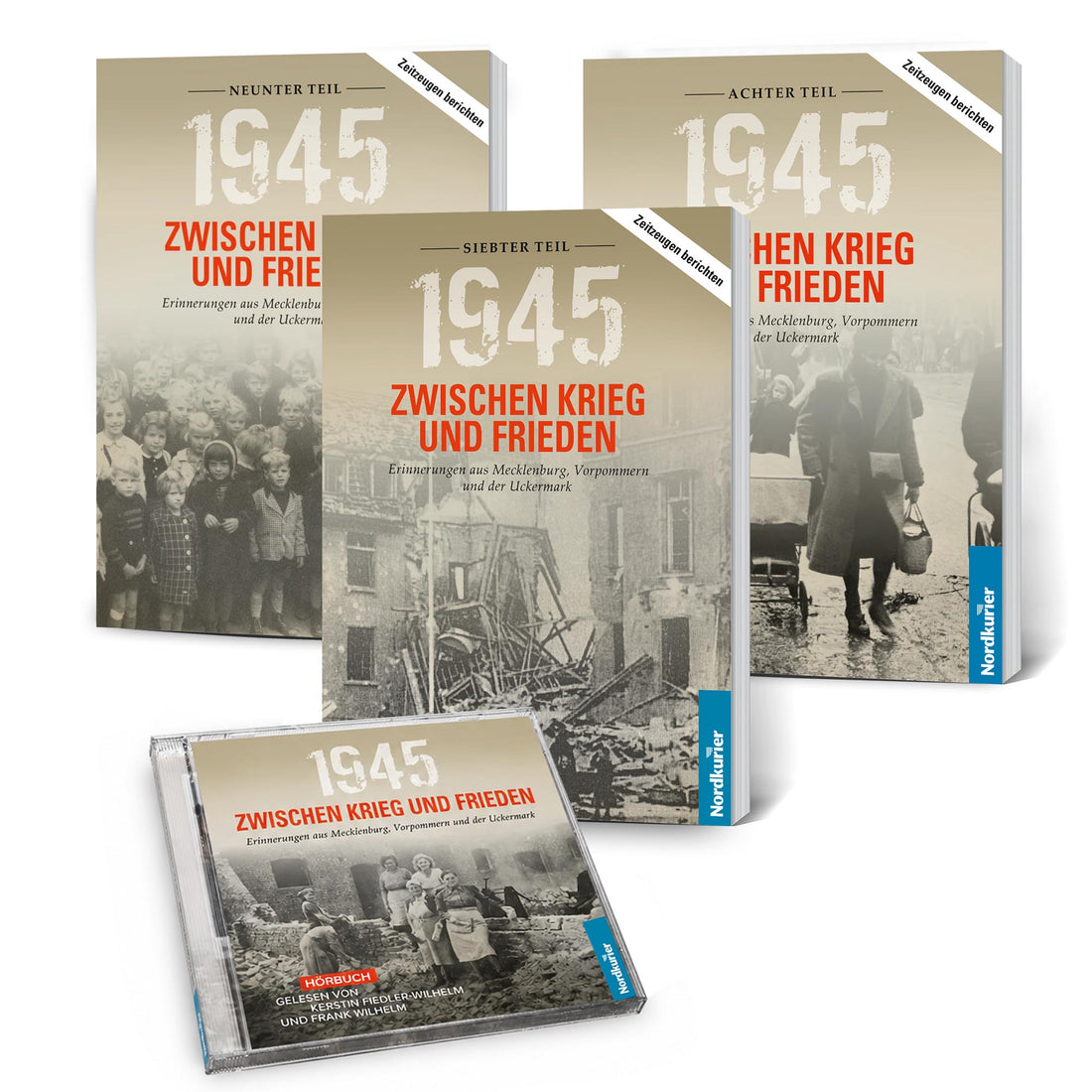 Sonderedition-Bundle - Bücher Teil VII-IX inkl. Hörbuch-CD - 1945. Zwischen Krieg und Frieden