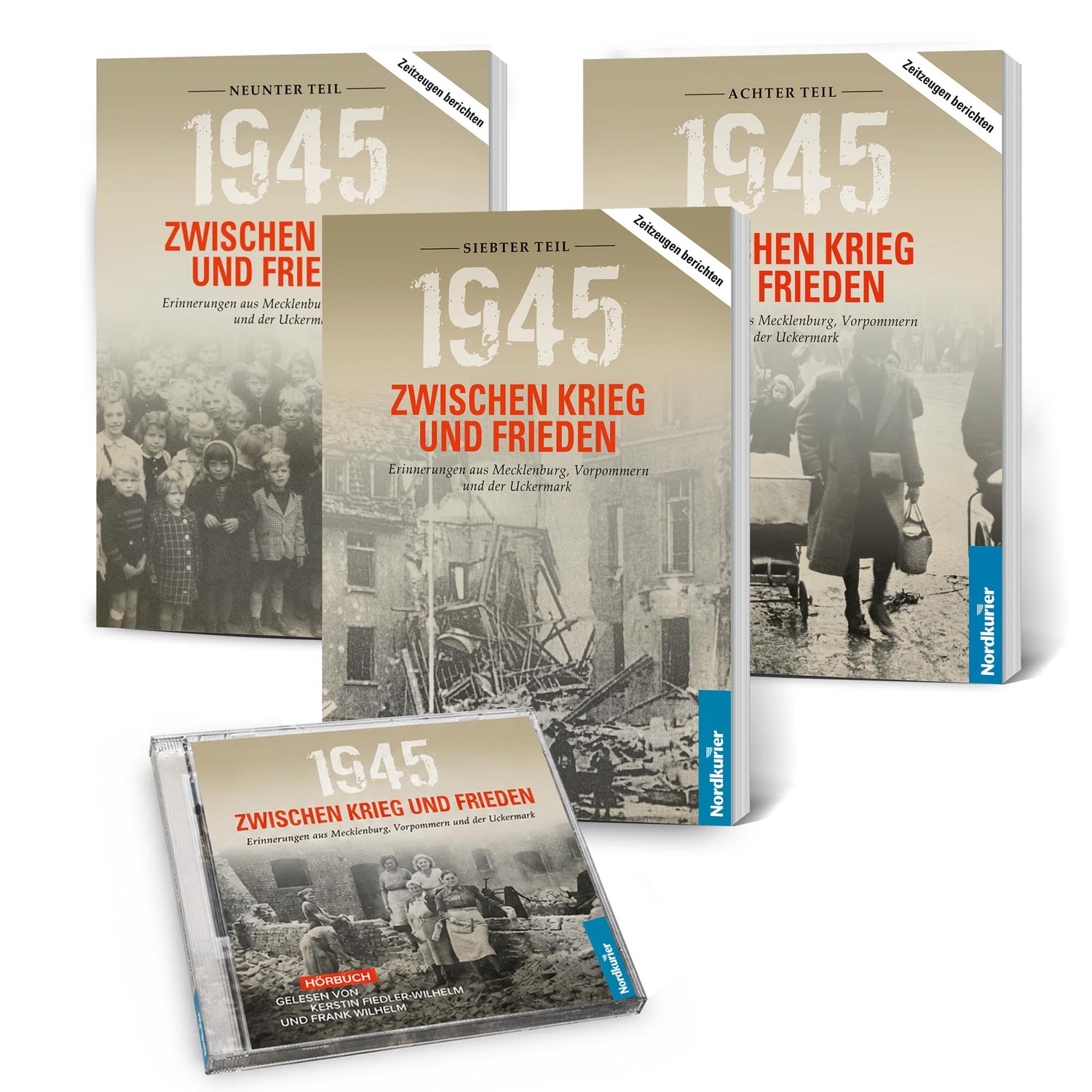 Sonderedition-Bundle - Bücher Teil VII-IX inkl. Hörbuch-CD - 1945. Zwischen Krieg und Frieden