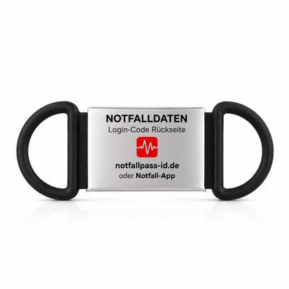 Notfall-ID Armband Tag - mit NFC &amp; QR-Code