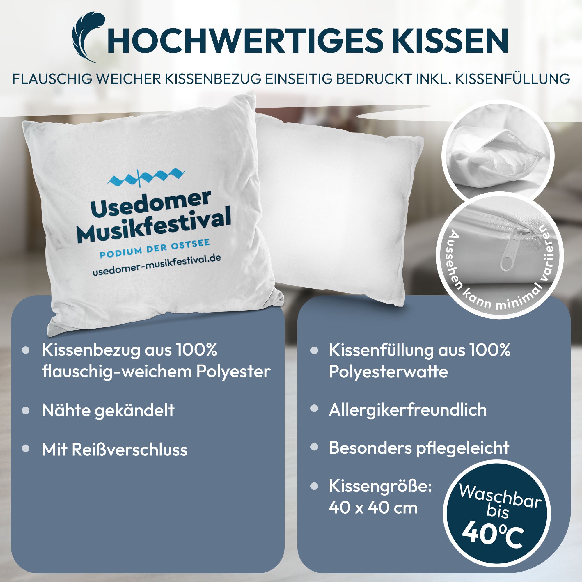 Kissen - Usedomer Musikfestival - Podium der Ostsee