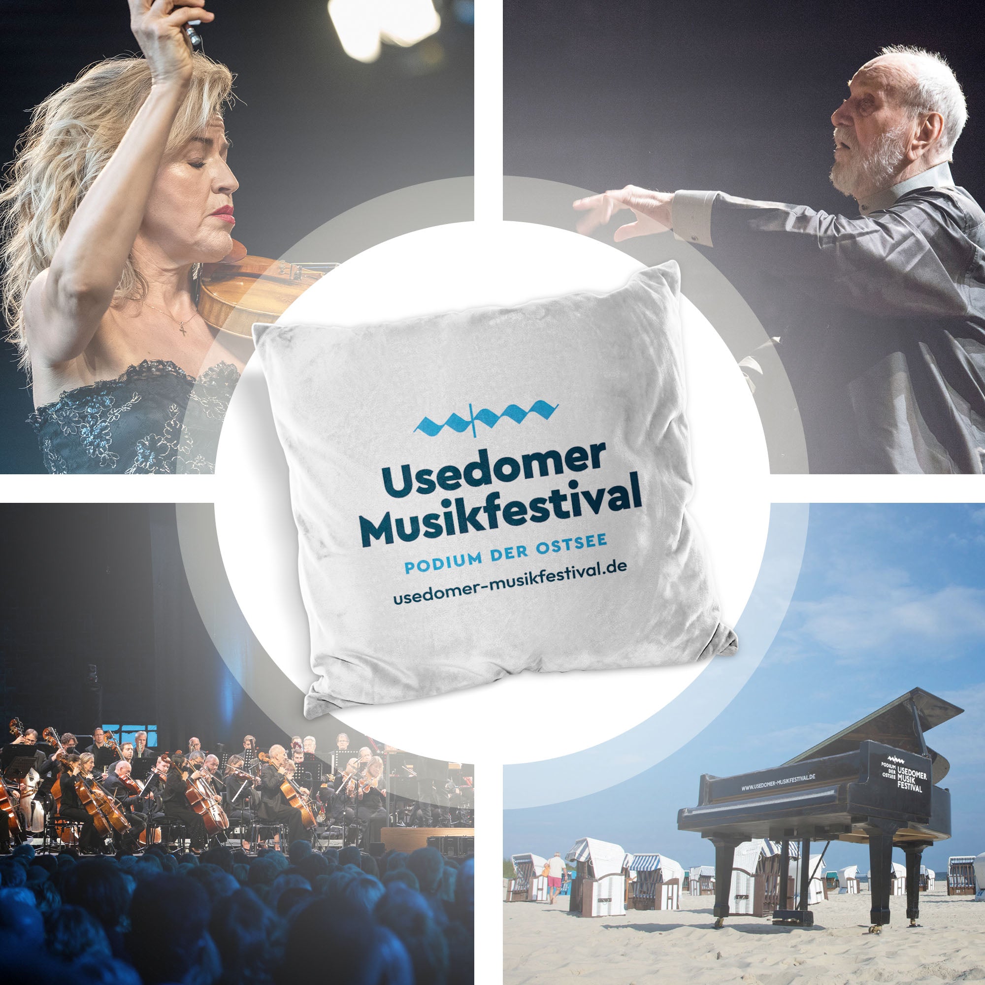 Kissen - Usedomer Musikfestival - Podium der Ostsee