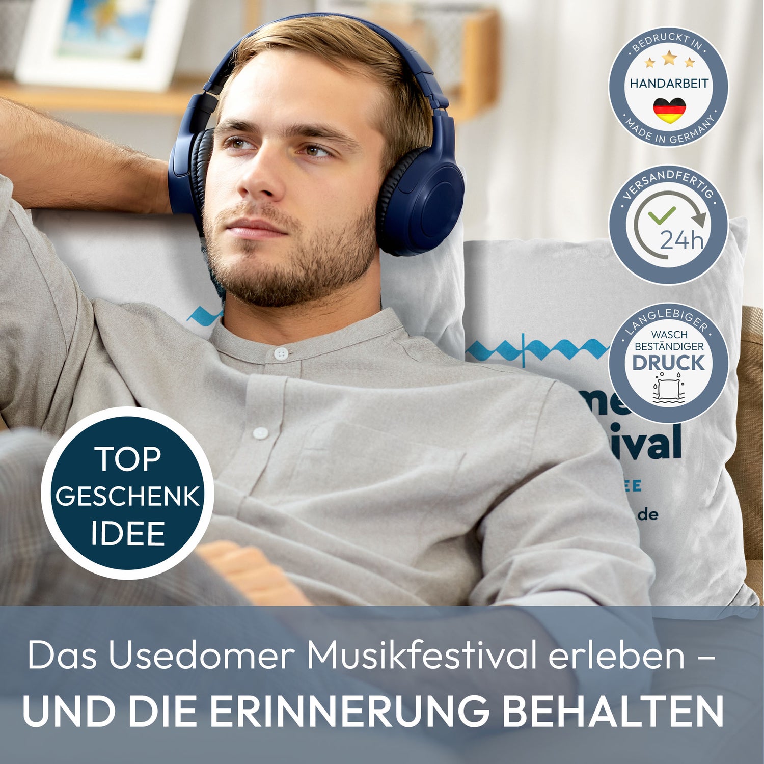Kissen - Usedomer Musikfestival - Podium der Ostsee