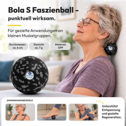 Trendy Sport Faszienrollen-Set – LUA 2in1, Bola S &amp; Dupla