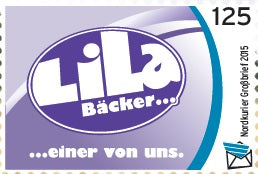 Großbriefmarke - Lila Bäcker - 10er-Bogen
