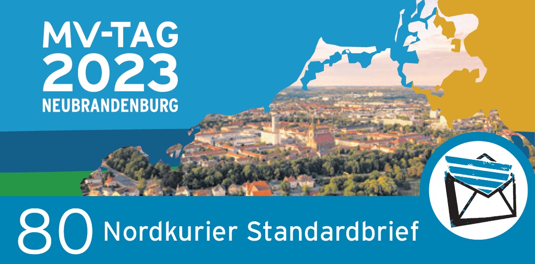 Standardbriefmarke - Mecklenburg-Vorpommern-Tag 2023 - 10er-Bogen
