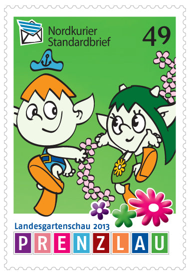 Standardbriefmarke - Landesgartenschau Prenzlau 2013 - Einzelmarke | Portoänderung 49 Cent