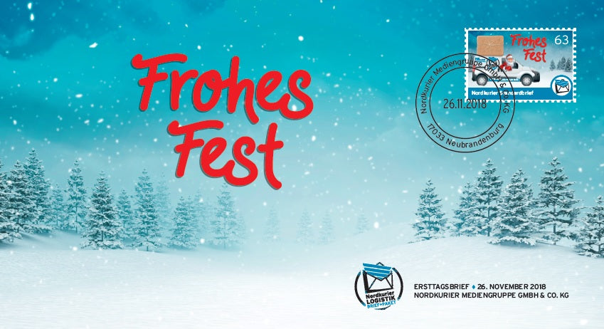 Sonderbriefmarke - Weihnachten 2018 - Ersttagskarte