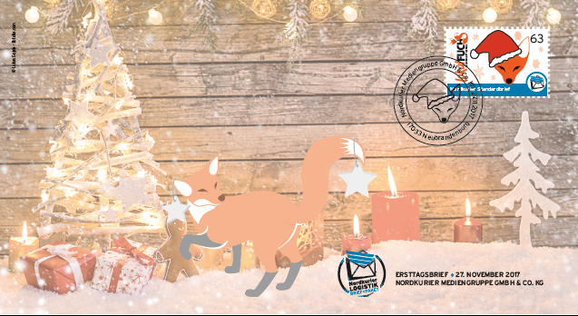 Sonderbriefmarke - Weihnachten 2017 - Ersttagskarte