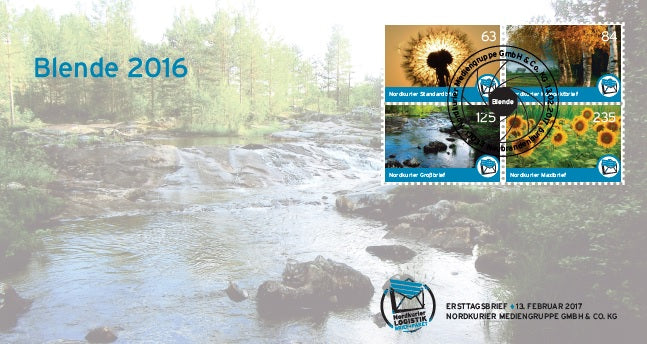 Sonderbriefmarke - Blende 2016 - Ersttagskarte
