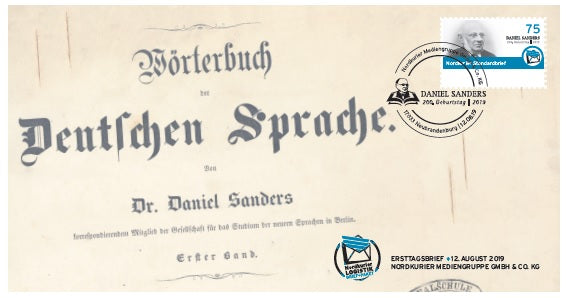 Sonderbriefmarke - Daniel Sanders - Ersttagskarte