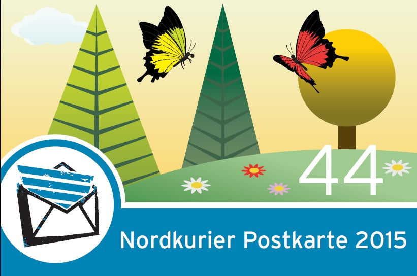 Postkartenbriefmarke - Die vier Jahreszeiten - Frühling - 10er-Bogen