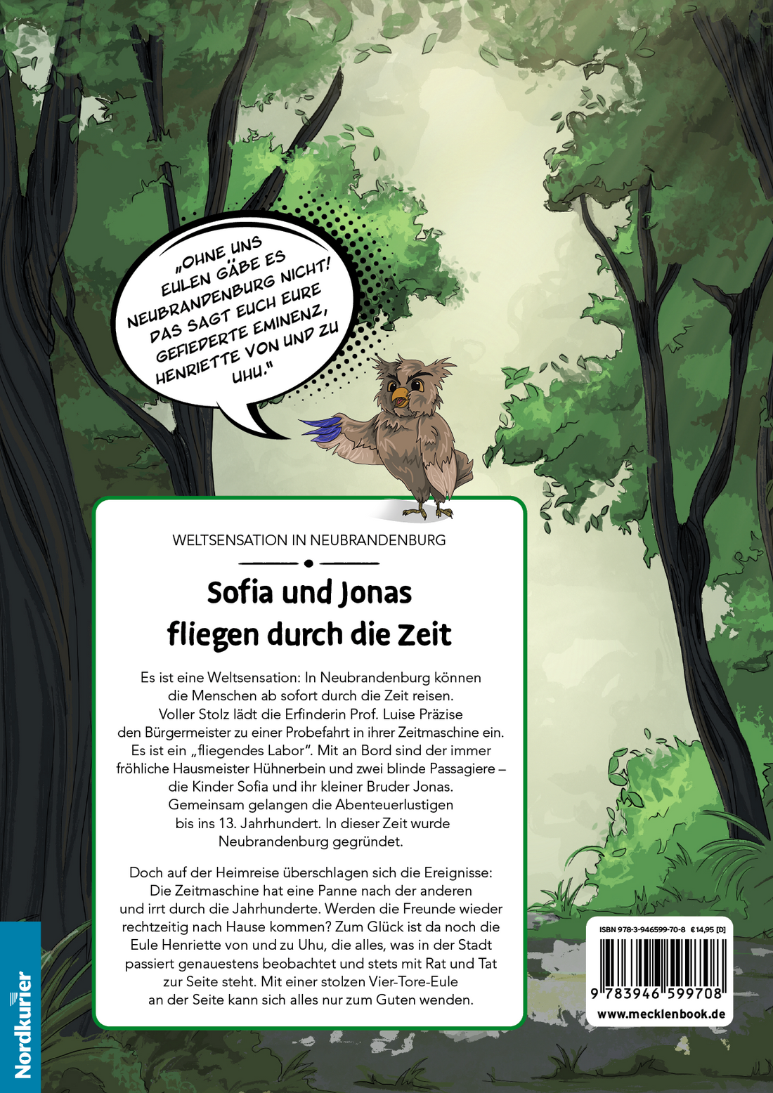 Sofia und Jonas fliegen durch die Zeit - Weltsensation in Neubrandenburg