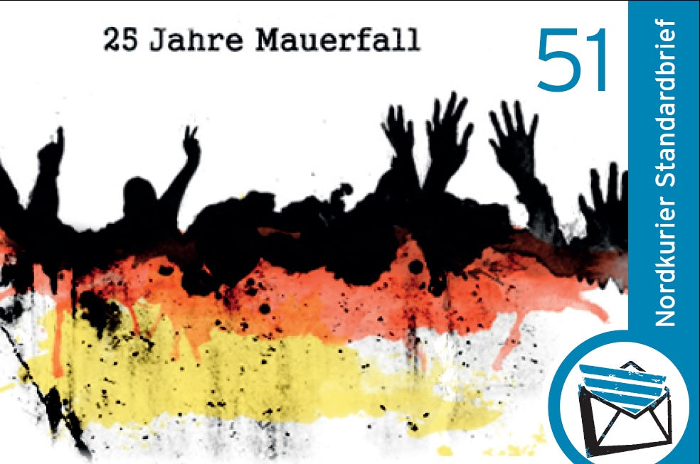 Standardbriefmarke - 25 Jahre Mauerfall - Einzelmarke