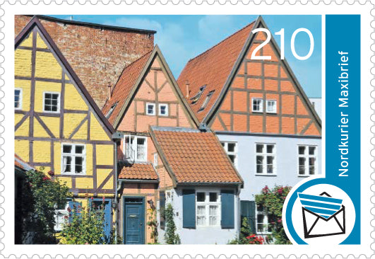 Maxibriefmarke - Weltkulturerbe Stralsund - 10er-Bogen