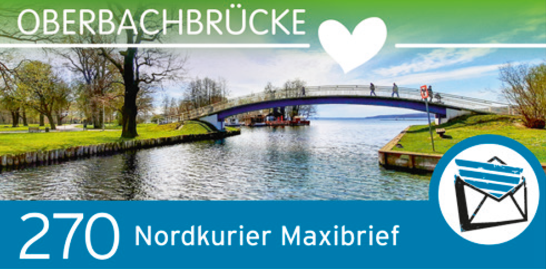 Maxibriefmarke - Mein Neubrandenburg - 10er-Bogen