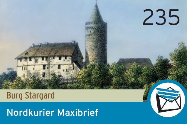Maxibriefmarke - Residenzen in Mecklenburg-Strelitz - 10er-Bogen