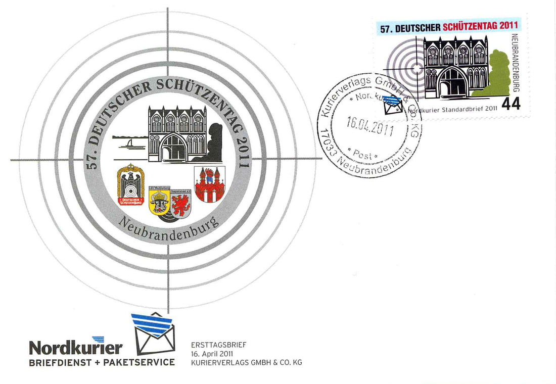 Sonderbriefmarke - Deutscher Schützentag - Ersttagskarte