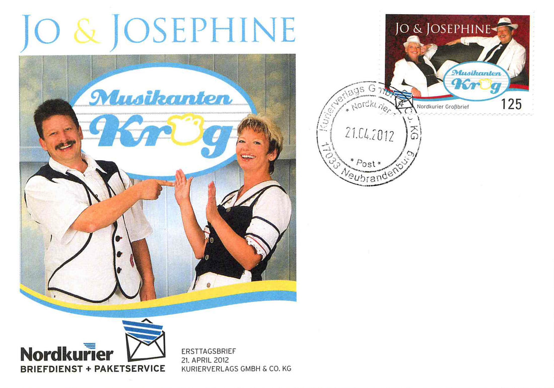 Sonderbriefmarke - Musikantenkrug - Ersttagskarte
