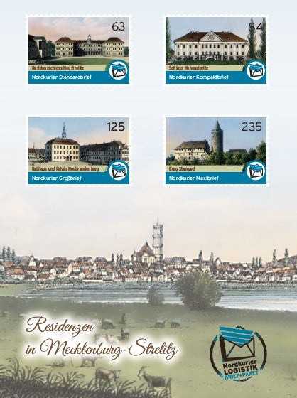 Markenserie - Residenzen in Mecklenburg-Strelitz - Schmuckbogen