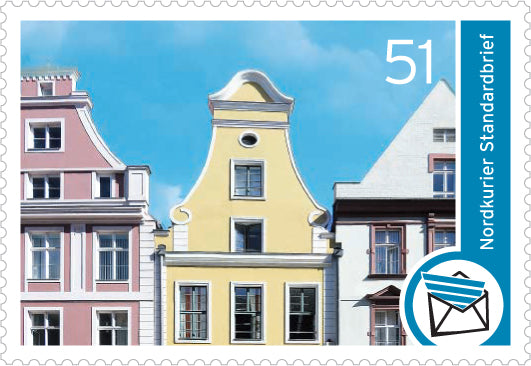 Standardbriefmarke - Weltkulturerbe Stralsund - 10er-Bogen