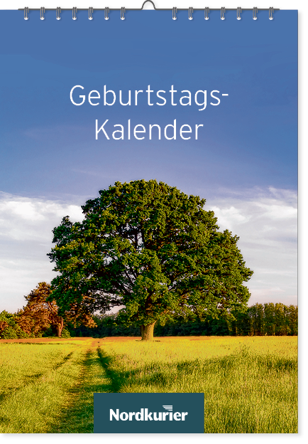 Immerwährender Geburtstagskalender mit Landschaftsmotiven