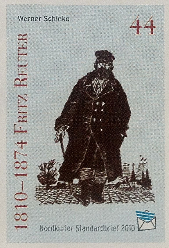 Standardbriefmarke | 200. Geburtstag Fritz Reuter