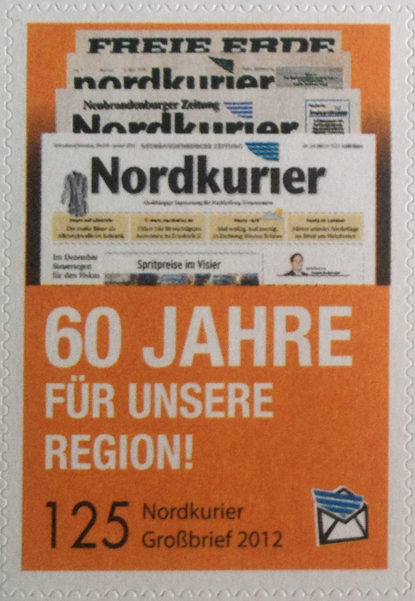 Großbriefmarke - 60 Jahre Heimatzeitung - Einzelmarke