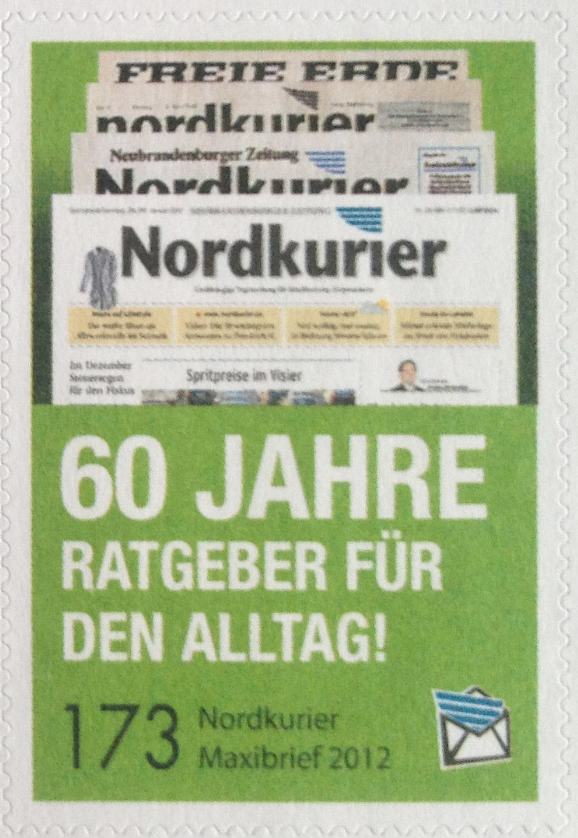 Maxibriefmarke - 60 Jahre Heimatzeitung - Einzelmarke