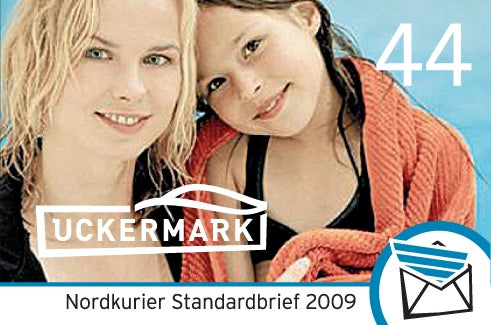 Standardbriefmarke - Regionalmarke Uckermark - 10er-Bogen
