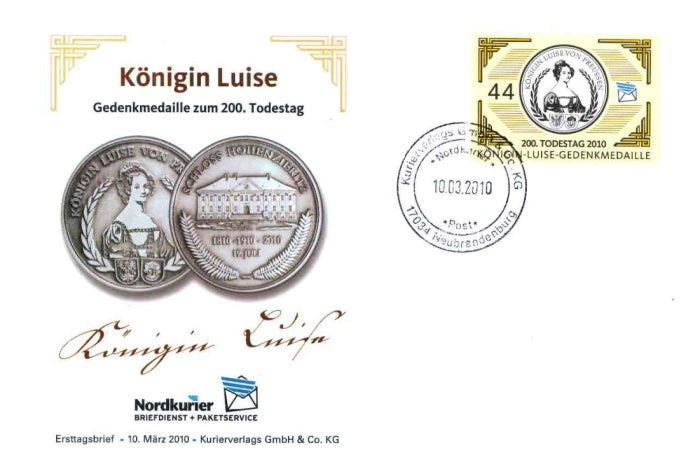 Standardbriefmarke - 200. Todestag von Königin Luise von Preußen - 10er-Bogen