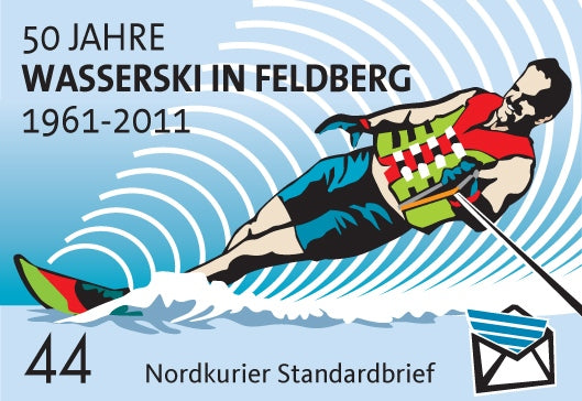 Standardbriefmarke - Wasserski Feldberg - 10er-Bogen