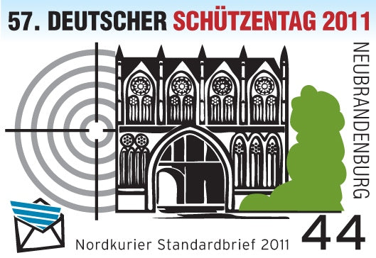 Standardbriefmarke - Deutscher Schützentag - 10er-Bogen