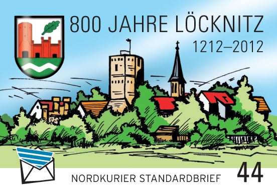 Standardbriefmarke - 800 Jahre Löcknitz - 10er-Bogen