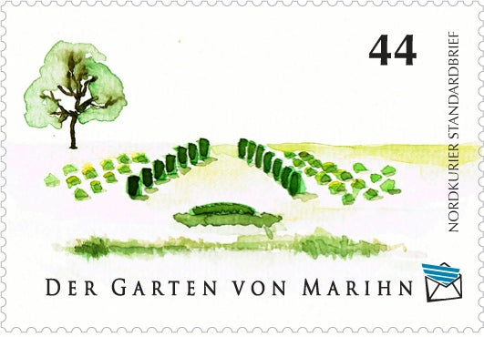 Standardbriefmarke - Garten von Marihn - 10er-Bogen